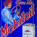 MOBILOIL A HEAVY METAL SIGN
