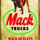 MACK TRUCK BULLDOG HEAVY METAL SIGN D