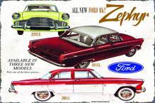 FORD ZEPHYR HEAVY METAL RECTANGLE SIGN Z
