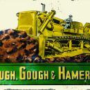 GOUGH HAMMER HEAVY METAL RECTANGLE SIGN