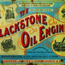 BLACKSTONE OIL ENGINES HEAVY METAL RECTANGLE SIGN