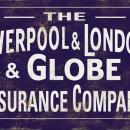 LIVERPOOL LONDON GLOBE INSURANCE COMPANY HEAVY METAL SIGN