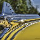 ONE 1950'S CHROME PONTIAC HOOD ORNAMENT SIGN