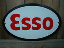 ESSO OVAL PORCELAIN COAT SIGN