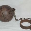 BALL & CHAIN RUSTIC CAST IRON
