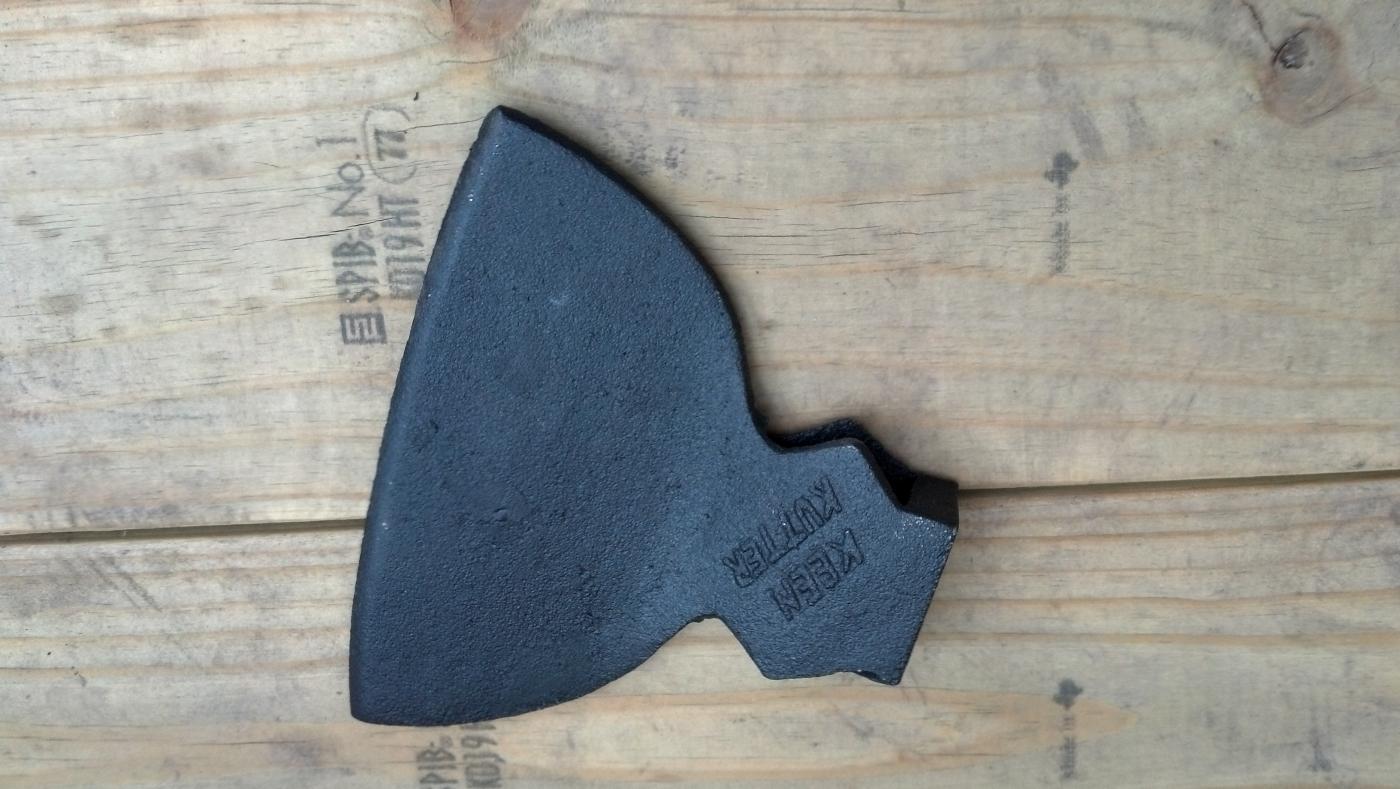 KEEN KUTTER HATCHET AXE HEAD CAST IRON