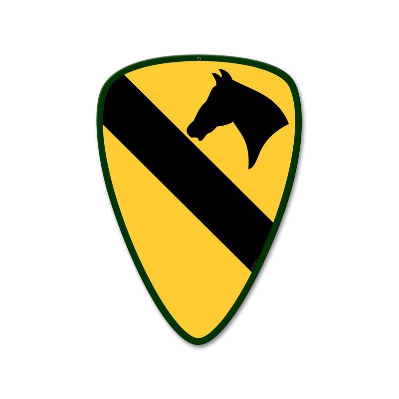 1ST CAVALARY HEAVY METAL SIGN