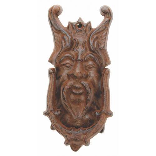 NORTHWIND DOOR KNOCKER RUSTIC CAST IRON
