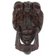 LION DOOR KNOCKER RUSTIC CAST IRON