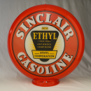 SINCLAIR ETHYL GAS PUMP GLOBE SIGN