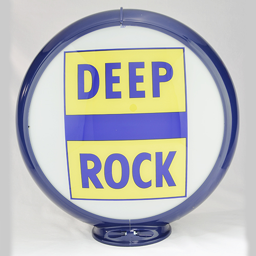 DEEP ROCK GAS PUMP GLOBE GASOLINE FILLING STATION