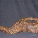One Big Rustic Brown Laying Mermaid cast iron