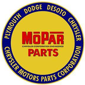 MOPAR ROUND HEAVY METAL SIGN 22