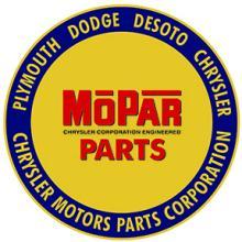 MOPAR ROUND HEAVY METAL SIGN 18