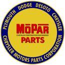 MOPAR ROUND HEAVY METAL SIGN 18