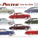 PONTIAC AD 1949 METAL SIGN