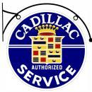 CADILLAC SERVICE DOUBLE SIDED BRACKET SIGN