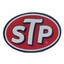 STP EMBOSSED METAL SIGN