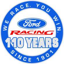 FORD RACING 100 YEARS HEAVY METAL SIGN