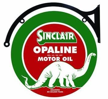 SINCLAIR OPALINE MOTOR OIL DOUBLE SIDED 22