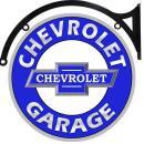 CHEVROLET GARAGE BOWTIE DOUBLE SIDED 22