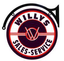 WILLYS SALES SERVICE DOUBLE SIDED 22