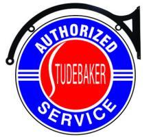 STUDEBAKER AUTHORIZED SERVICE DOUBLE SIDED 22