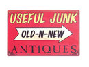 USEFUL JUNK METALTIN SIGN