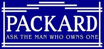 PACKARD ASK THE MAN HEAVY METAL SIGN 18
