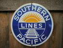 SOUTHERN PACIFIC PORCELAIN OVERLAY SIGN