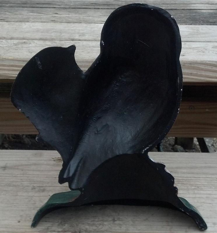 Owl Doorstop Large Cast Iron Cabin Man Cave Decor