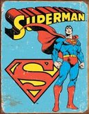 SUPERMAN RETRO TIN SIGN