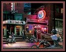 HOT NIGHTS TIN SIGN