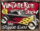 VINTAGE RODSHOW TIN SIGN