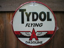 TYDOL OIL GASOLINE TIN SIGN