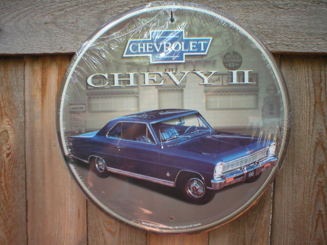 CHEVY ll TIN SIGN