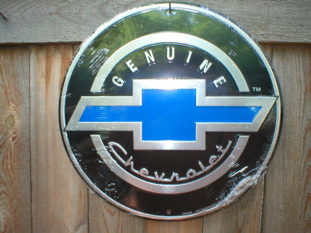 GENUINE CHEVROLET METAL SIGN