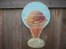 THE BIG DIPPER DIECUT RETRO TIN METAL SIGN