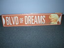 BLVD OF DREAMS SIGN METAL MOVIE STAR HOME BAR SIGNS B