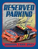 JEFF GORDON RESERVED PARKING SIGN METAL ADV AD SIGNS G