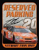 TONY STEWART RESERVED PARKING TIN SIGN METAL ADV SIGNS