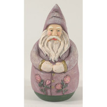 CAST IRON LAVENDER SANTA UNIQUE CHRISTMAS SANTAS S