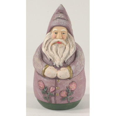 CAST IRON LAVENDER SANTA UNIQUE CHRISTMAS SANTAS S
