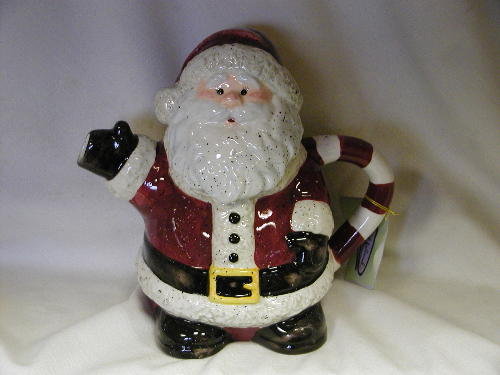 SANTA CLAUS PORCELAIN TEAPOT COLLECTOR TEAPOTS S