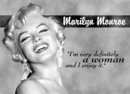 MARILYN MONROE WOMAN METAL TIN SIGN