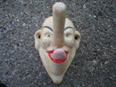 BIG NOSE LONG TONGUE MAN COAT HANGER WALL HOOK DECOR N