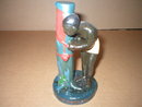 BLACK AMERICANA MAN WORKING ON RUBBER TREE FIRESTONE F