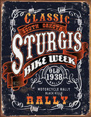 STURGIS CLASSIC RALLY METAL TIN SIGN