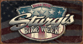 STURGIS BIKE WEEK METALTIN SIGN
