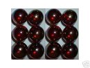 CLEAR RED SHOOTER MARBLES TWO POUNDS 7/8 INCH